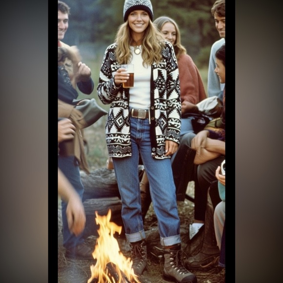 Ralph Lauren Sweaters - Chaps X Ralph Lauren cardigan sweater Yellowstone southwestern tribal pendleton